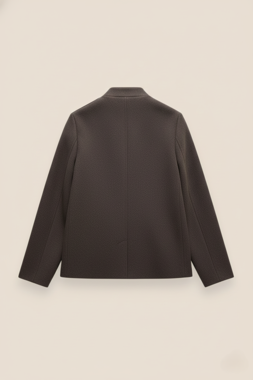 CHAQUETA PAÑO MARRÓN - ONCE28