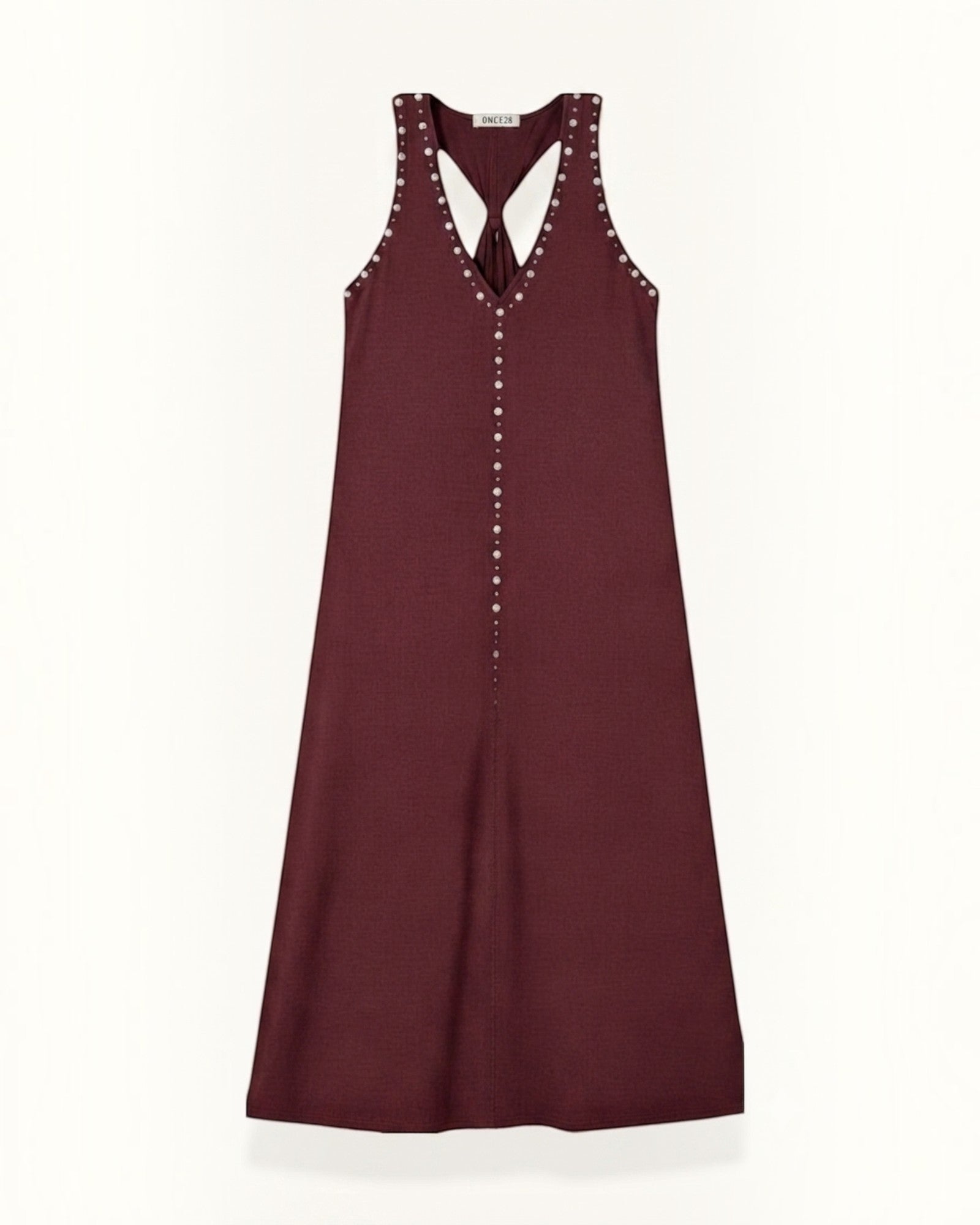 VESTIDO TACHAS ROSA- ONCE28