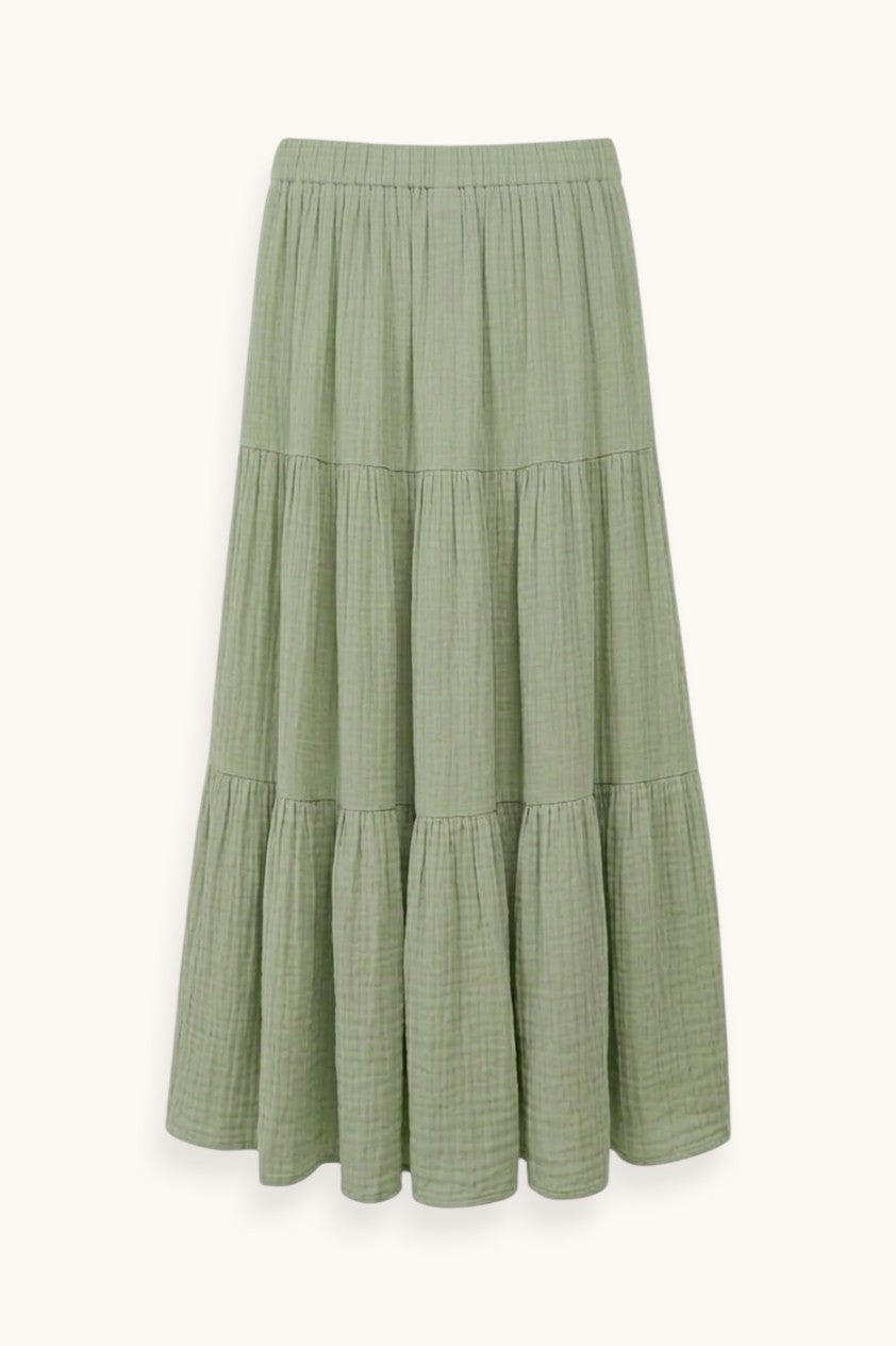 FALDA VOLANTES VERDE - ONCE28
