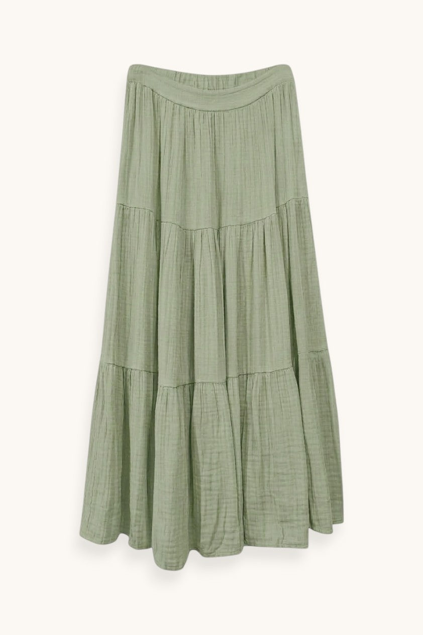 FALDA VOLANTES VERDE - ONCE28