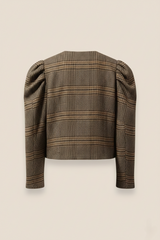 CHAQUETA HOMBROS MARRÓN - ONCE28