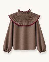 BLUSA BABERO DIPLOMÁTICA MARRÓN