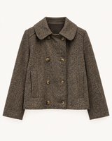 CHAQUETA ESPIGA MARRÓN