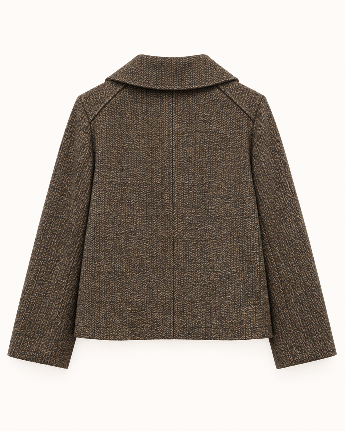 CHAQUETA ESPIGA MARRÓN