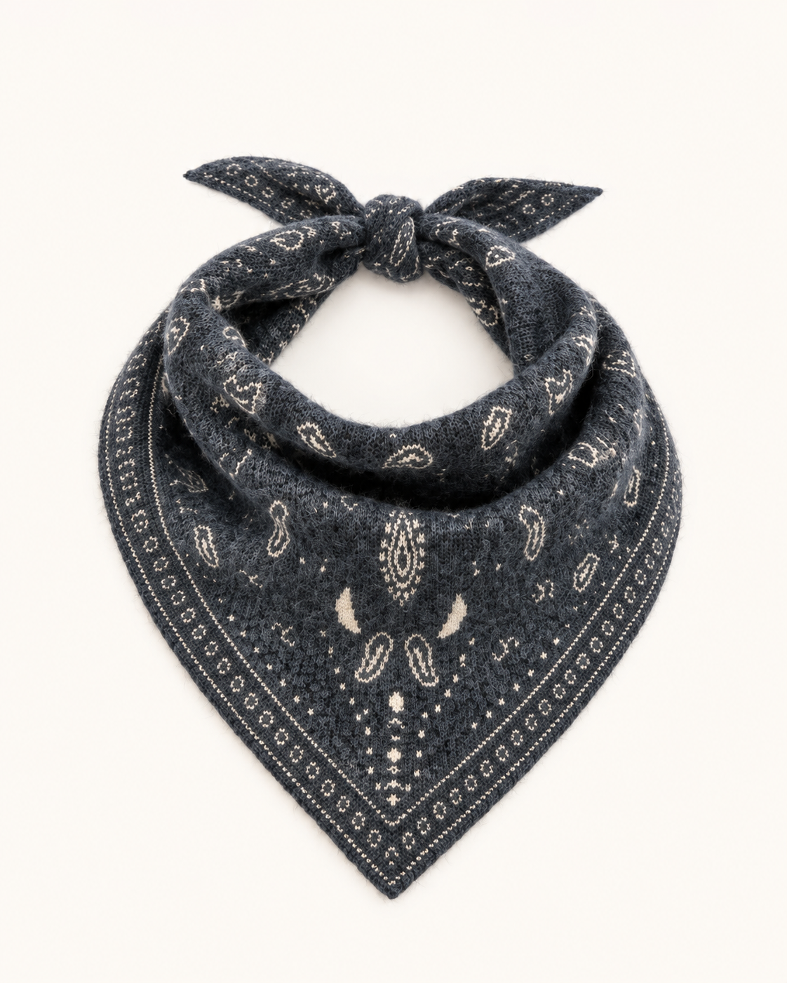 BANDANA PUNTO AMEBAS GRIS