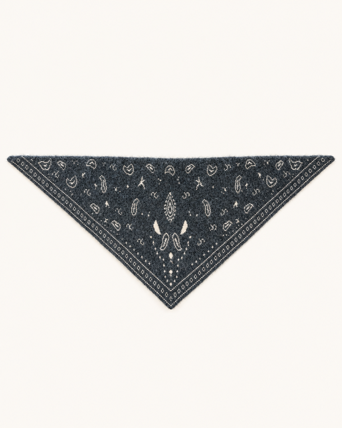 BANDANA PUNTO AMEBAS GRIS
