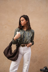 BOLSO PIEL TRENZADO NUDO - ONCE28