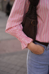 BOLSO PIEL TRENZADO NUDO - ONCE28