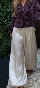 PANTALÓN BOMBACHO BEIGE