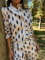 BLUSA ROMBOS GRIS - ONCE28