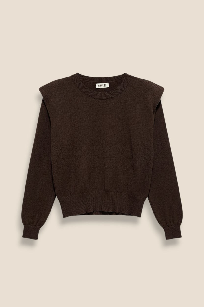 JERSEY HOMBRERAS MARRÓN - ONCE28