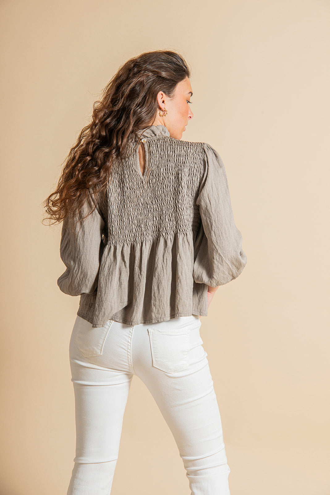 PANTALÓN FLARE BLANCO