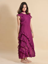 VESTIDO VOLANTES BUGANVILLA