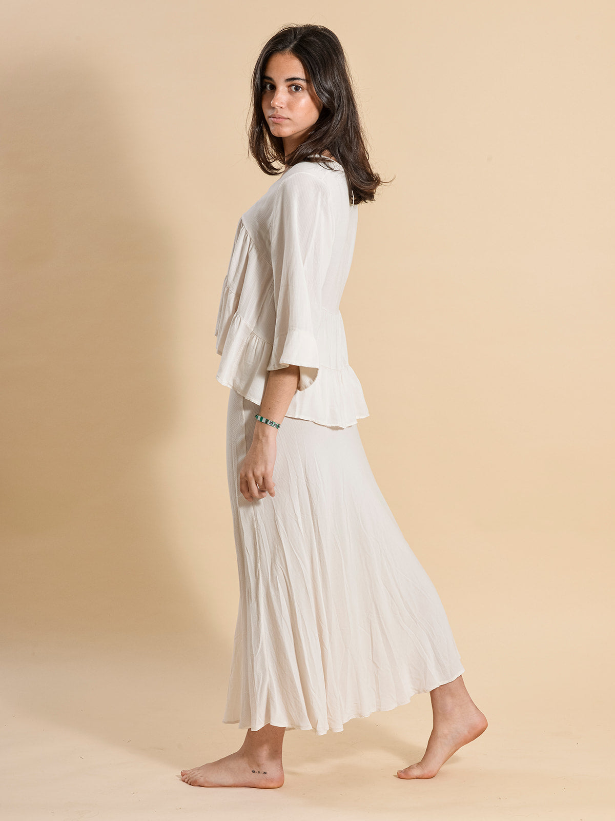FALDA BEIGE