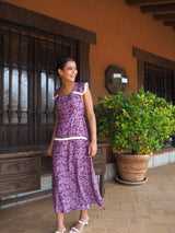 VESTIDO VALENCIA MORADO