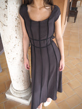 VESTIDO MARRÓN