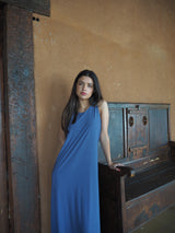 VESTIDO FLUIDO AZUL
