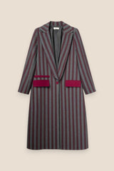 ABRIGO BOLSILLOS GRIS - ONCE28