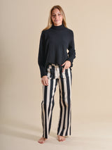 PANTALÓN RAYAS NEGRO