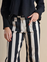 PANTALÓN RAYAS NEGRO