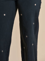 PANTALÓN TACHAS NEGRO - ONCE28