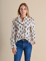 BLUSA ROMBOS GRIS - ONCE28