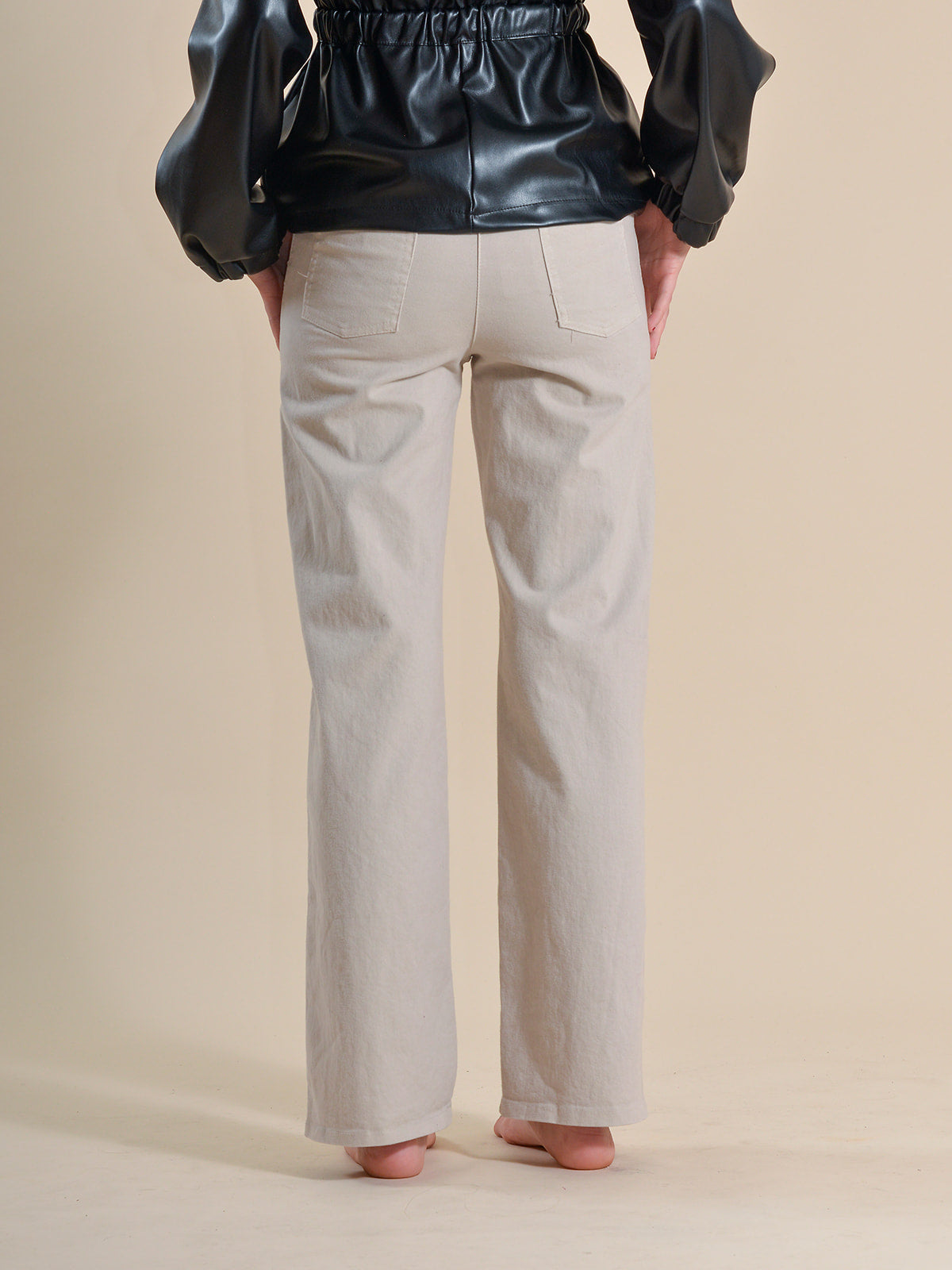 PANTALÓN TACHAS BEIGE - ONCE28