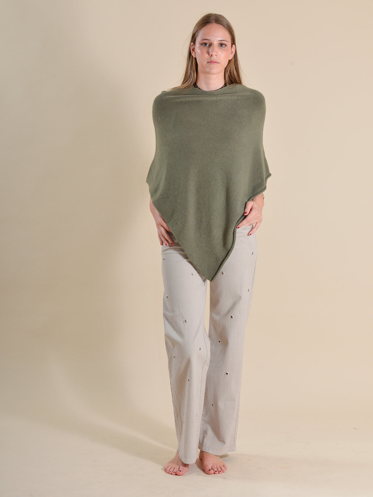 PANTALÓN TACHAS BEIGE - ONCE28