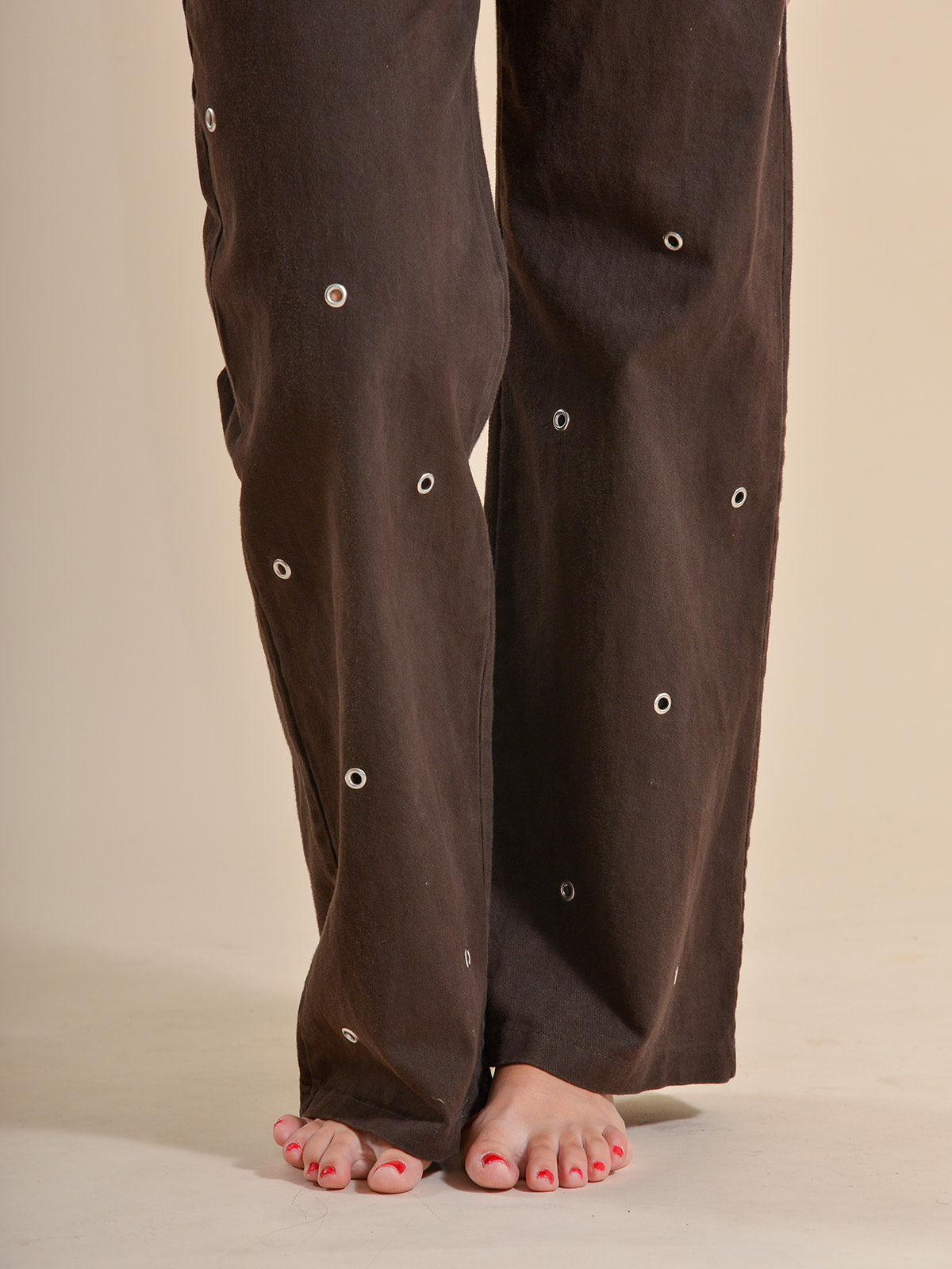 PANTALÓN TACHAS MARRÓN - ONCE28