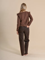 PANTALÓN TACHAS MARRÓN - ONCE28