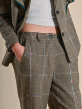 PANTALÓN CUADROS VERDE - ONCE28