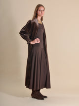 KIMONO TERCIOPELO MARRÓN - ONCE28