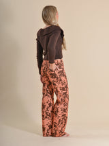 CÁRDIGAN VOLANTES MARRÓN - ONCE28