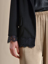 BLAZER ENCAJE NEGRA - ONCE28