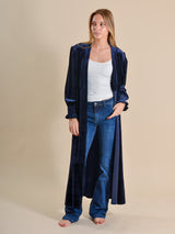 KIMONO TERCIOPELO AZUL - ONCE28