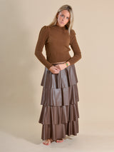 FALDA VOLANTES EFECTO PIEL - ONCE28