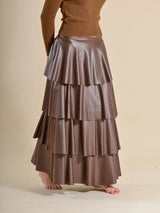 FALDA VOLANTES EFECTO PIEL - ONCE28