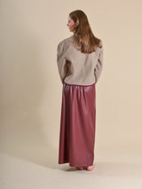 FALDA TACHUELAS GRANATE - ONCE28