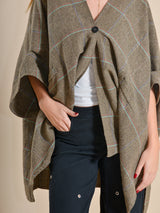 PONCHO CUADROS VERDE - ONCE28