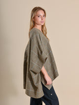 PONCHO CUADROS VERDE - ONCE28