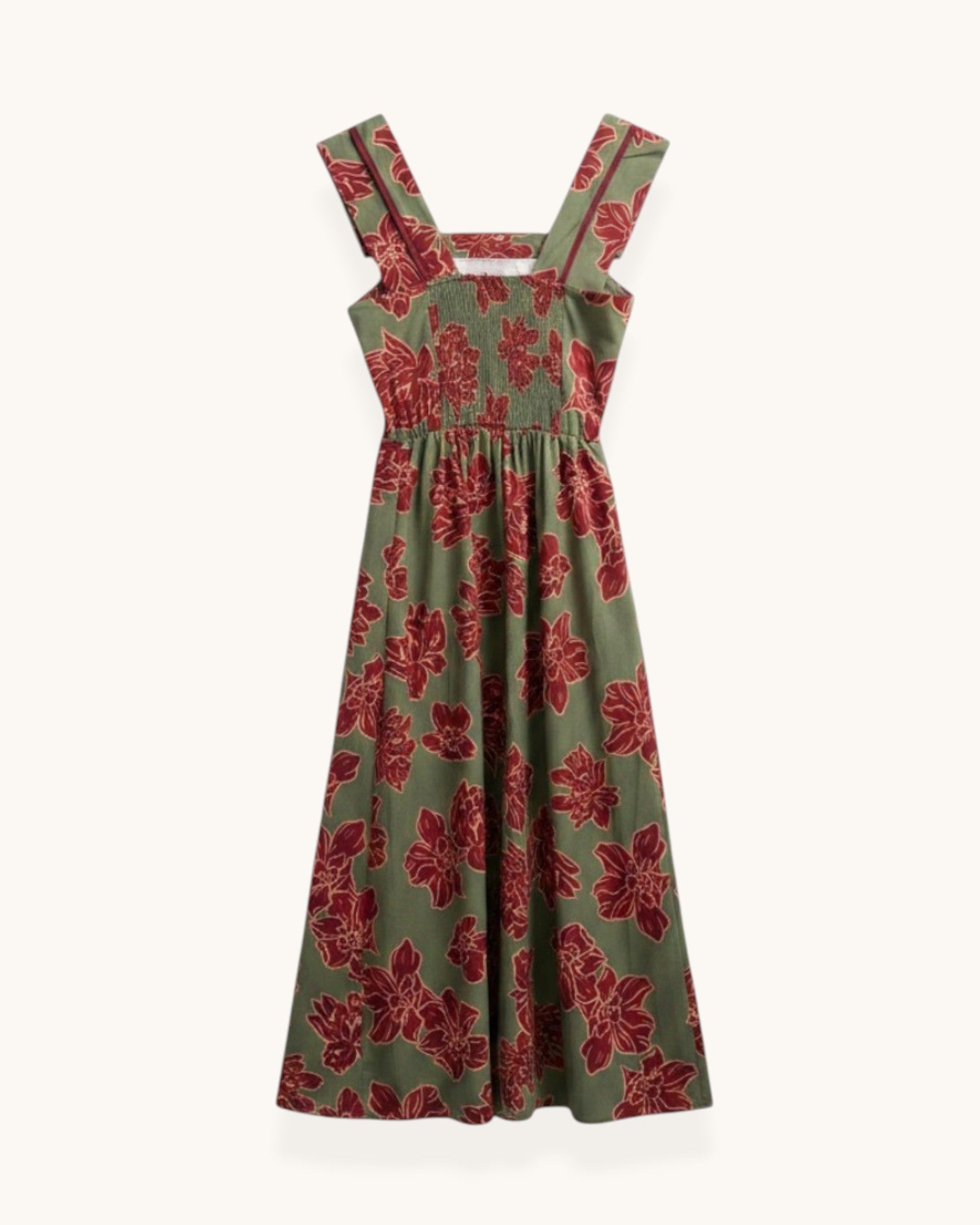 VESTIDO ESTAMPADO VERDE- ONCE28