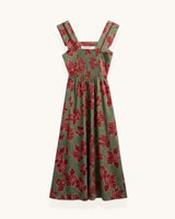 VESTIDO ESTAMPADO VERDE- ONCE28