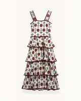 VESTIDO VOLANTES GRIS- ONCE28