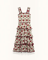 VESTIDO VOLANTES VERDE- ONCE28