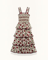 VESTIDO VOLANTES VERDE- ONCE28