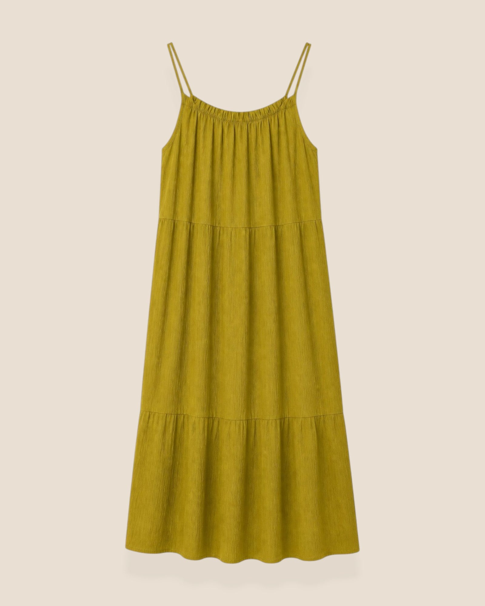VESTIDO LISO VERDE - ONCE28