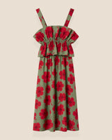 VESTIDO FLOR VERDE - ONCE28