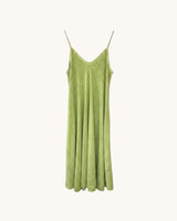 VESTIDO DOBLE CAPA PISTACHO - ONCE28