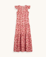 VESTIDO ESTAMPADO ROSA - ONCE28