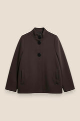 ABRIGO BOTONES MARRÓN - ONCE28